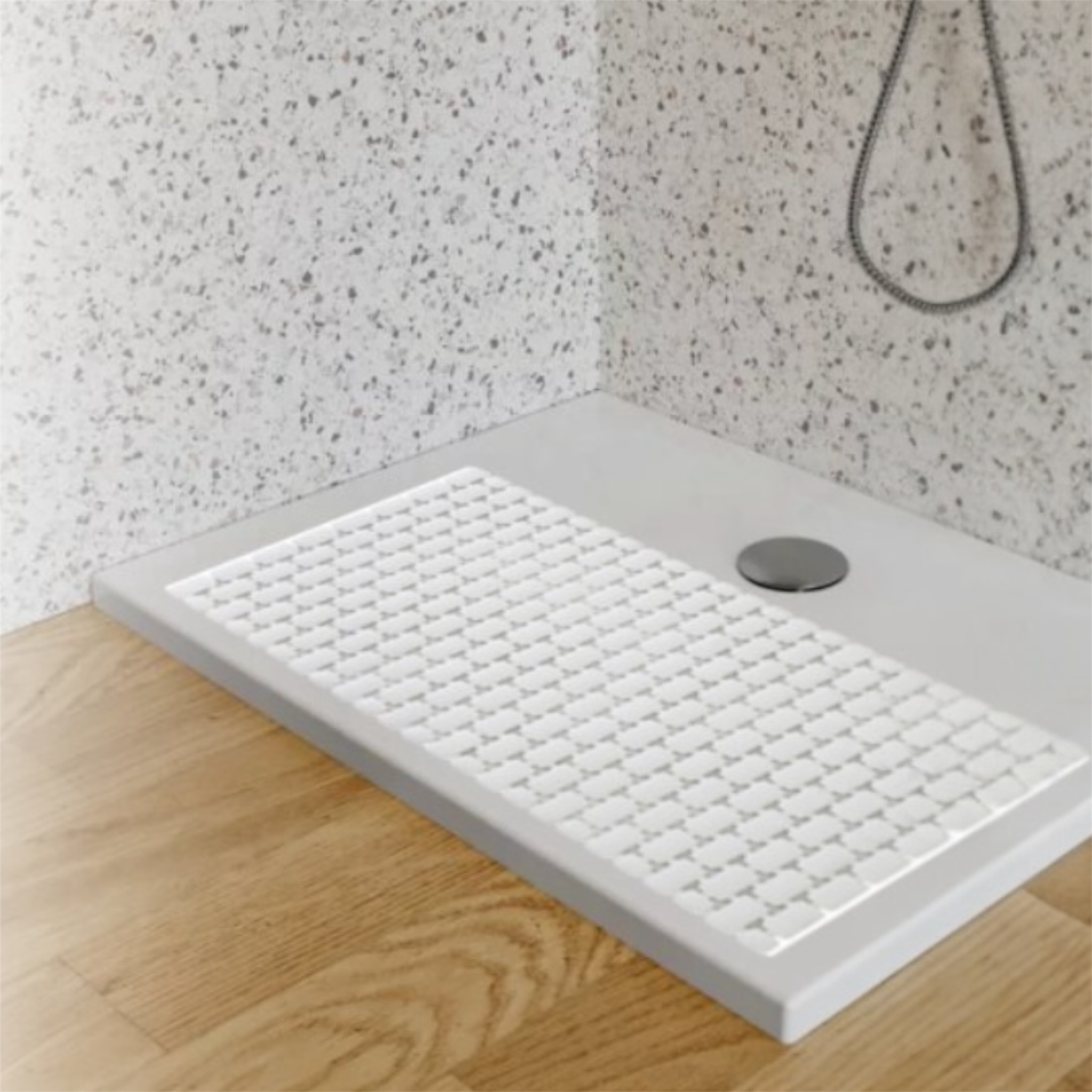 PEDANA DOCCIA ROSSO/BIANCO/AZZURRO