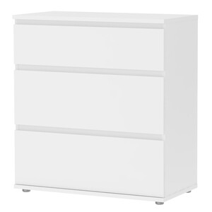 CASSETTIERA 3 CASSETTI BIANCA/ROVERE