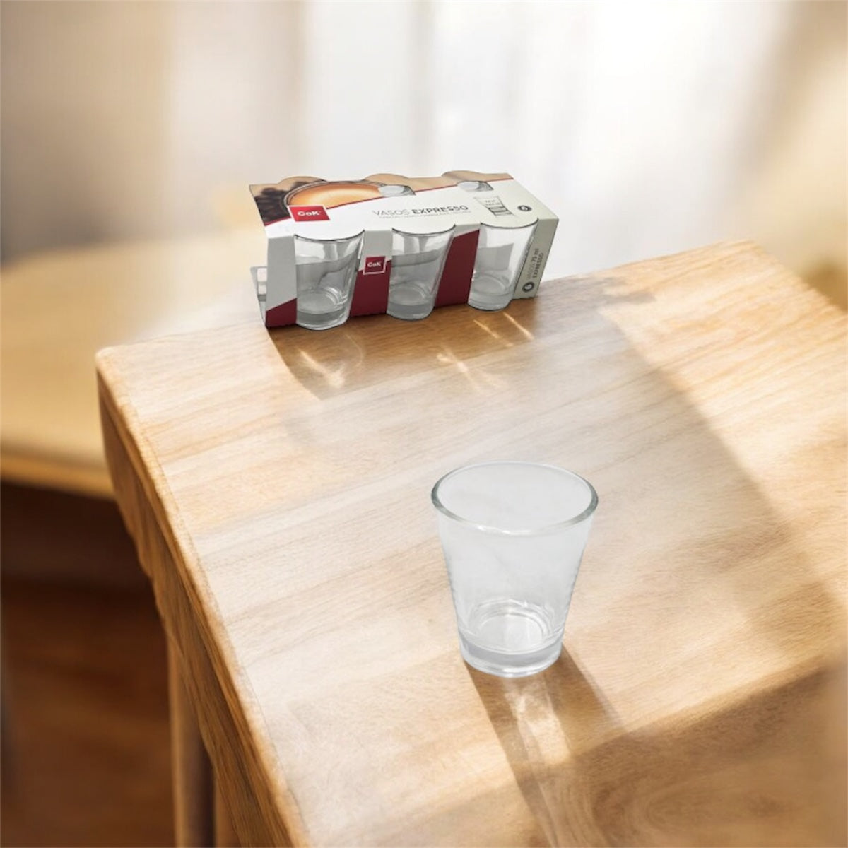 SET BICCHIERINI IN VETRO CONFEZIONE 6 PZ