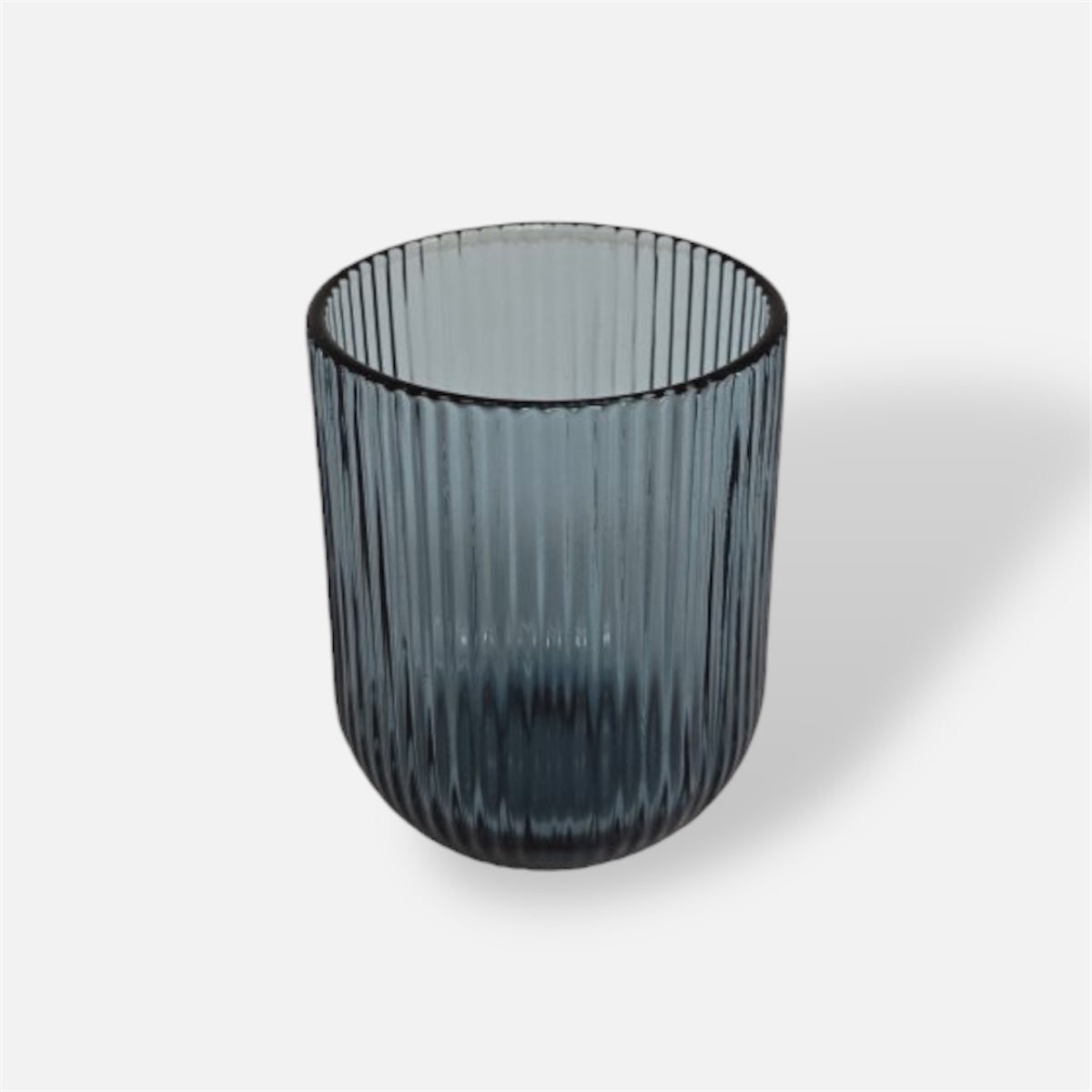 SET BICCHIERI PASTA DI VETRO CONFEZIONE 6 PEZZI BLU