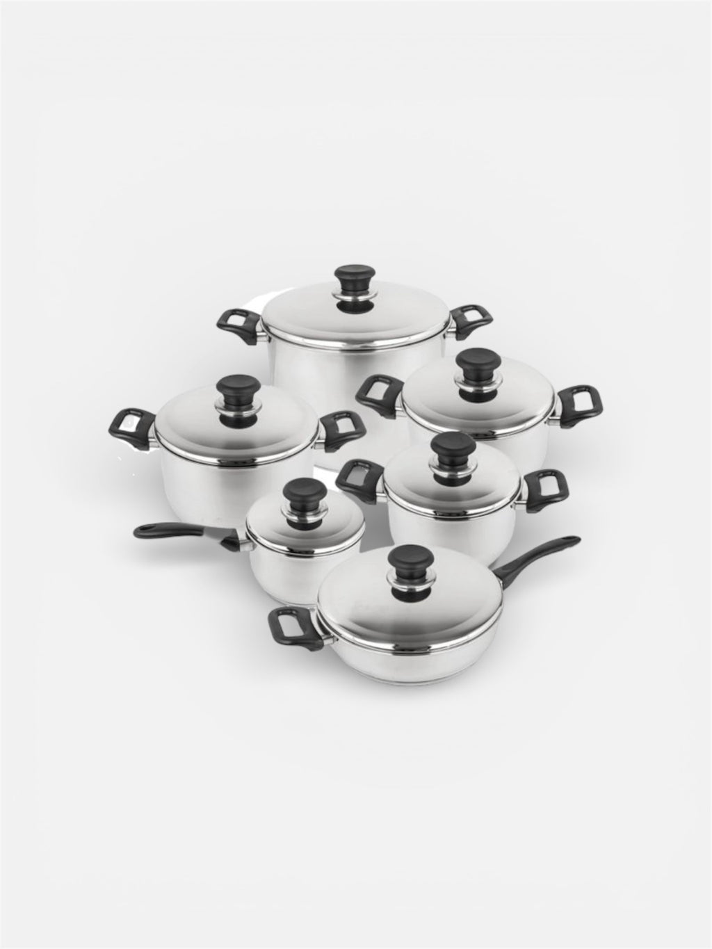 BATTERIA PENTOLE SET 12 PZ. GOLD