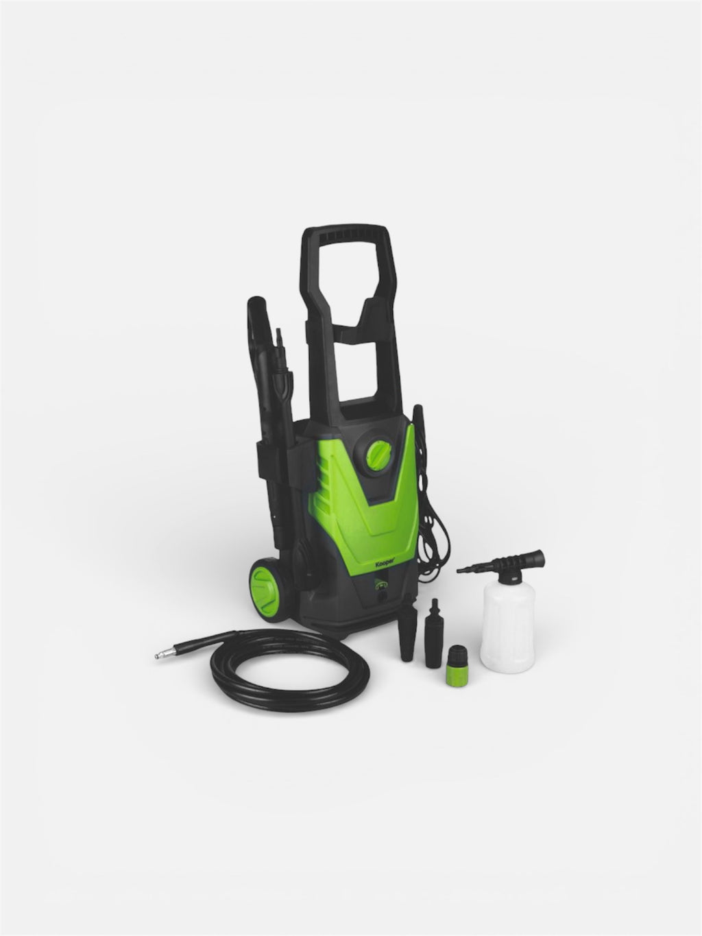 IDROPULITRICE LANCIA CON GETTO REGOLABILE E RUOTE IN PLASTICA 1800W 135BAR