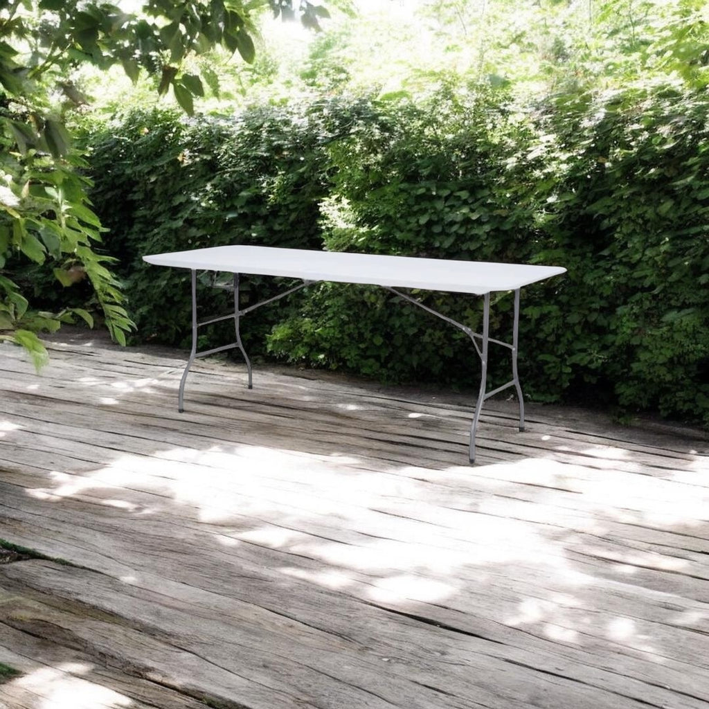 TAVOLO PIEGHEVOLE CATERING RETT.RE BIANCO