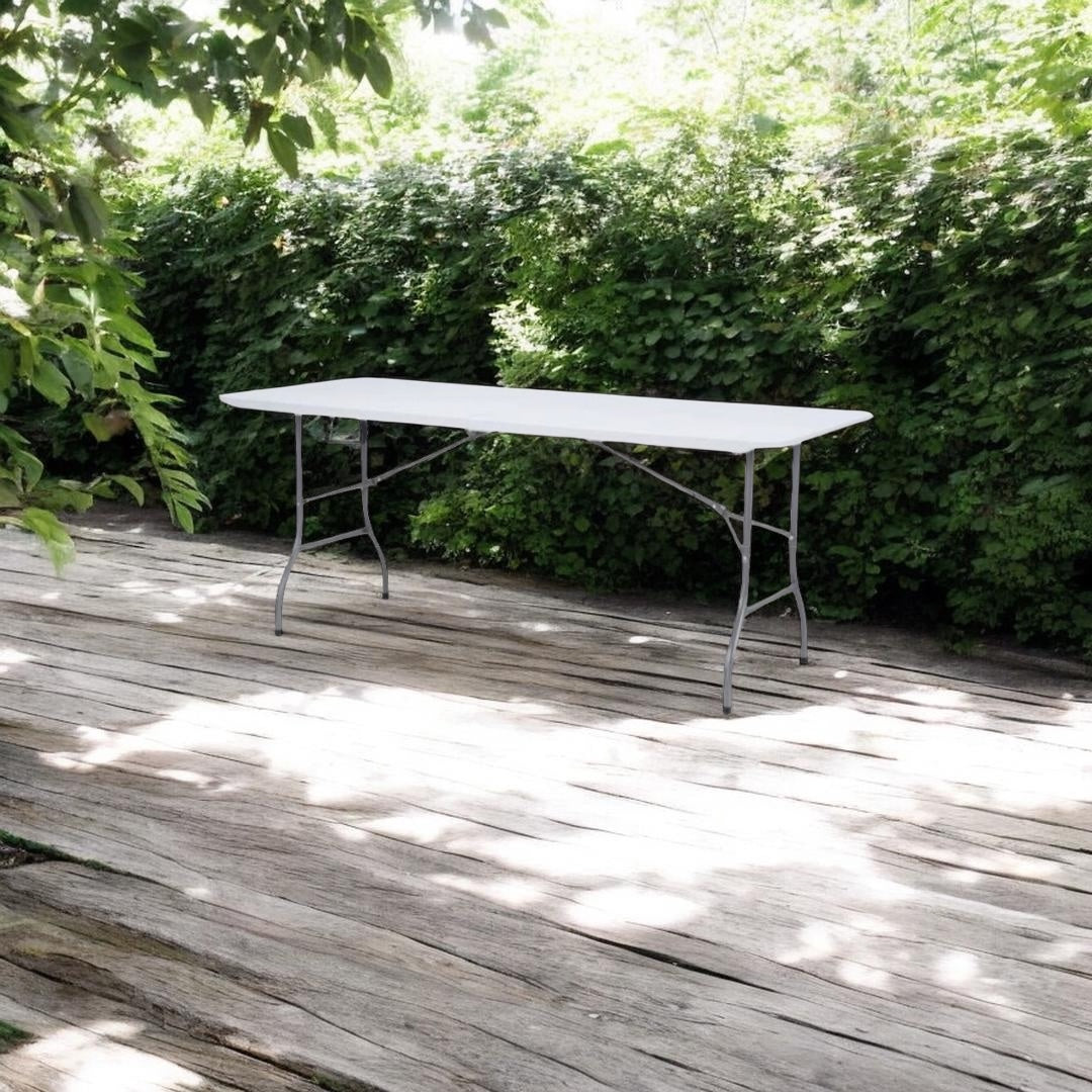 TAVOLO PIEGHEVOLE CATERING RETT.RE BIANCO